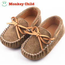 Comfortable New Baby Toddler Shoes Genuine Leather Boys Girls Bowknot Shoes Children Casual Loafers Moccasins Kids Flats Breatha 2024 - buy cheap