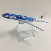 JASON TUTU 16cm Plane Model Airplane Model Malaysia  Boeing 777 Aircraft Model 1:400 Diecast Metal Airplanes Plane Toys aeroplan 2024 - buy cheap