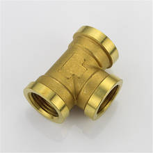 4 Points Thickened Copper Tee 1/2 Female Thread Female Tee Dn15 Tee Copper Fittings 2024 - buy cheap