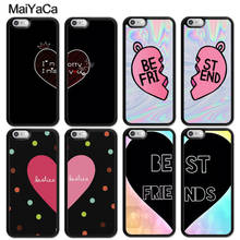 Quote Besties Best Friends BFF Matching Phone Case For iPhone 13 12 Pro Max mini 11 Pro Max XS X XR 6S 7 8 Plus SE 2020 Coque 2024 - buy cheap
