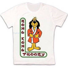 Гонконгская забавная Ретро винтажная хипстерская футболка унисекс Phooey 1580 уличная футболка 2024 - купить недорого