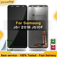 Super AMOLED lcds For Samsung J6+ 2018 J610F SM-J610FN LCD Display Touch Screen Digitizer Assembly replacement parts for J610 2024 - buy cheap