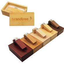 Pendrive usb de madeira com logotipo personalizado gratuitamente (10 peças) 128mb, com caixa de madeira, 32gb, 64gb, 16gb, 8gb, adesivo de memória, presente em u 2024 - compre barato