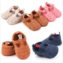 New Baby Girl Shoes Infants PU Leather First Walkers Antislip Soft Sole Kids Infants Casual Shoes 2024 - buy cheap