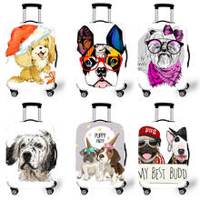 Elastic Luggage Protective Cover Case For Suitcase Protective Cover Trolley Cases Covers 3D Travel Accessories Dog Pattern T0120 2024 - buy cheap