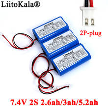 7.4V 18650 Lithium Battery Pack 2S 2.6ah 3ah Fishing LED Light Bluetooth Speaker 8.4V Emergency DIY batteries with PCB 2024 - buy cheap