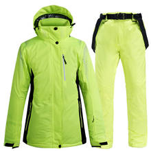 Ski Suit Men and women Winter Warm Windproof Waterproof Outdoor Sports Winter Jackets & Pants Hot Ski Equipment Snowboard Jacket 2024 - buy cheap