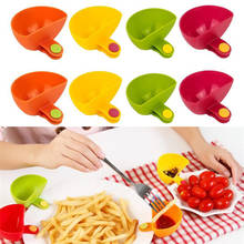 Plato de condimentos con Clip pequeño de 8 piezas, surtido de ensaladas de azúcar, platos de salsa de tomate, tazón de cocina, accesorios de cocina F818 2024 - compra barato