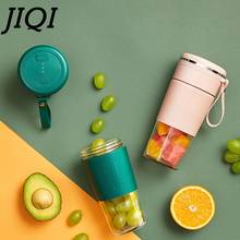 JIQI-Mini exprimidor eléctrico portátil de 300ML, mezcladores de frutas, licuadora de jugo, máquina de batidos para el hogar, oficina, viaje, recargable por USB 2024 - compra barato