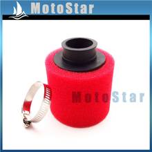 Red 38mm Air Filter Clearner For Mikuni VM22 26mm 50cc 70cc 90cc 110cc Pit Dirt Bike CRF50 XR50 SSR Lifan 2024 - buy cheap