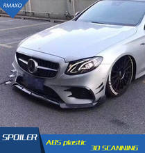 For W213 Body kit spoiler 2016-2018 For Mercedes-Benz E-Class ABS Rear lip rear spoiler front Bumper Diffuser Bumpers Protector 2024 - buy cheap