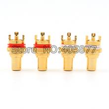 HIGH PERFOMACNE GOLD PLATE RCA FEMALE CONNECTOR CHASSIS SOCKETS RCA Socket 2024 - buy cheap