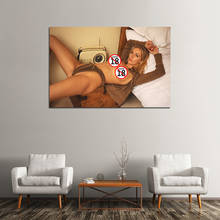 Сексуальная леди красивая женщина настенные художественные плакаты и принты картины на холсте Настенная картина для декора гостиной 2024 - купить недорого