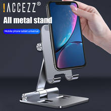 !ACCEZZ Multi-function Folding Holder Stand Aluminum Alloy for iPhone 11 12 Pro max Mobile Phone Tablet Universal Square Bracket 2024 - buy cheap