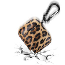 Funda de silicona suave para Apple Airpods 1 2, con estampado de leopardo, auriculares bluetooth 2024 - compra barato