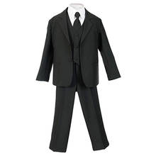 Esmoquin de boda para hombre, traje de novio de dos botones con solapa de pico, traje de Darty/cena de negocios (chaqueta + Pantalones + corbata) 2024 - compra barato