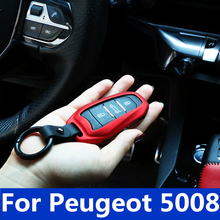 For Peugeot 5008 Anti-collision and scratch-resistant special key shell keychain metal key bag cover car styling 2024 - buy cheap