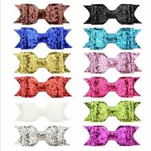 1PC Fashion Shiny Sequins Big Bowknot Barrette Hairpin Hair Clip Lady Girl Style Accessories Twinkle Paillette Hairgrip Headwear 2024 - buy cheap