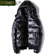 Chaqueta de plumas para hombre, ropa de calle ligera con capucha, abrigo cálido de plumón de pato, 7xl talla grande, invierno, Y008, 2021 2024 - compra barato