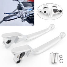 Motorcycle Aluminum Brake Clutch Hand Levers Fits For Harley '08-'13 Touring Road King Electra Glide Street Glide and Trike 2024 - buy cheap
