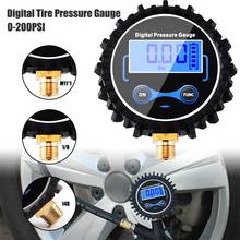 0-200PSI LCD Digital Tire Pressure Gauge Car Auto Motorcycle Tyre Air PSI Meter 1/8" 1/4" M11*1 2024 - buy cheap