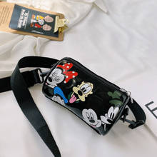 Disney mickey mouse Children's messenger bag cartoon bucket bag girl shoulder bag sports small bag cute shoulder bag coin bag 2024 - buy cheap