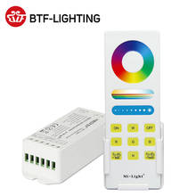 Controlador de luzes led rgb cct sensível full touch, automático, ajustável para 5050 rgbcct 5 em 1 com faixa de led 15a e 360w 2024 - compre barato