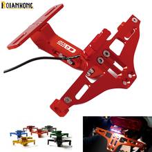 For Honda CB650F CB 650F 2014 2015 2016 2017 2018 Motorcycle Accessories CNC License Plate Bracket Licence Frame Number Plate 2024 - buy cheap