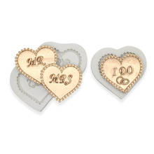 Blessing Love Plate Card Mould Fondant Cakes Decor Tools Silicone Mold Sugarcraft Chocolate Baking Tool For Cakes Gumpaste Form 2024 - buy cheap