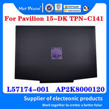 Novo original para hp pavilion 15-dk TPN-C141 laptops lcd voltar capa superior tampa traseira preto um escudo logotipo roxo L57174-001 ap2k8000120 2024 - compre barato