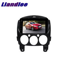 Liandlee-sistema multimídia de navegação para autos, tv, gps, rádio, áudio e som automotivo, original, para mazda 2, jinxiang, demio 2007 a 2014 2024 - compre barato