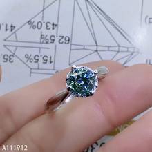 KJJEAXCMY fine jewelry Green Mosang Diamond 925 sterling silver new women ring support test popular 2024 - buy cheap