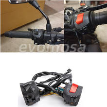 Universal 12V Motorcycle 7/8" Handlebar Control Switches Horn Turn Signal Headlight Electrical Start Switch Double Throttle 2024 - buy cheap