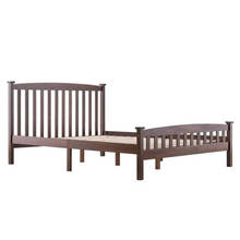 Tapa de marco de cama de PWB-044, cama de nogal completa, fácil de montar, muebles de dormitorio elegantes y modernos [US-W] 2024 - compra barato