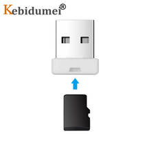 Kebidumei-Mini adaptador para ordenador, lector de tarjetas de memoria Flash TF, USB 2,0, Micro SD, para portátil 2024 - compra barato