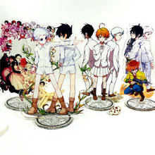 Soporte acrílico The Promised Neverland para decoración de escritorio, figura de Anime, soporte de placa, doble cara 2024 - compra barato