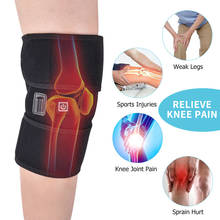 Tratamiento de calentamiento infrarrojo de la articulación de la rodilla, autocalentamiento para aliviar el dolor articular de la rodilla, rehabilitación de articulaciones de la rodilla 2024 - compra barato