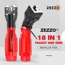 18 in 1 Faucet And Sink Installer Tool Faucet Sink Installer Water Pipe Wrench Tool For Plumbers Homeowners Socket Wrench Set 2024 - buy cheap