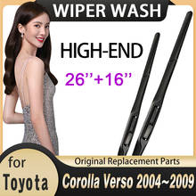 Car Wiper Blade Windshield for Toyota Corolla Verso AR10 2004~2009 Front Windscreen Wipers Car Accessories 2005 2006 2007 2008 2024 - buy cheap