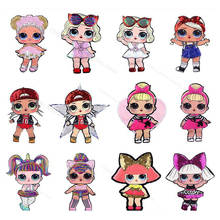 LOL Surprise Dolls Cute Cartoon Ironing Repair Clothes 3D Stickers Patch Children Girls Sweatshirt Decorative Embroidery 2S77 2024 - buy cheap