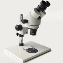 Binocular con Zoom estéreo para inspección, microscopio PVB para reparación de la placa base, teléfono móvil, 3.5X-45X, Envío Gratis 2024 - compra barato