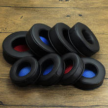 Soft Red/Black/Blue Thicken Slow rebound PU Round Ear Pads Universal Size Earpads for 80/85/90/95/100/105/110mm Headphones Model 2024 - buy cheap