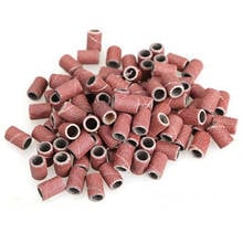 50 Pcs Nail Art Sanding Bands Electric Drill Bits Accessories Sandcloth Refillable Sanding Sleeves Replacement Nail Tool 2024 - buy cheap