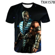 3D Printed T-shirt Men Women Children Mortal Kombat Fashion Casual Short-Sleeved T-shirt IT Boy Girl Kids Cool T-shirt Tops Tee 2024 - buy cheap