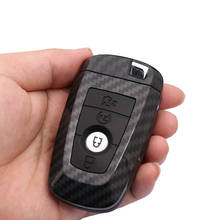 For Ford Focus Escort Mondeo Ecosport Kuga Edge Everest Protection keychain Car carbon fiber key case auto Decorative accessorie 2024 - buy cheap