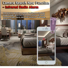 Radio infrarroja con alarma automática, Detector de cámara de vigilancia antiespía, señal inalámbrica, buscador de cámara Anti-encubierta, actualización de 2021 2024 - compra barato