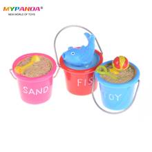 Mini cubos de playa de arena, adornos, accesorios para casa de muñecas en miniatura, 1:12 2024 - compra barato