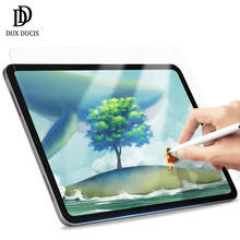 For iPad Air 4 10.9 10.2 2020 Pro 11 12.9 2018 9.7 10.5 Air 3 Paperfeel Screen Protector PET Anti Glare Painting Film Dux Ducis 2024 - buy cheap