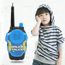 Walkie talkie telefone brinquedos 2 pces com grampo para crianças eletrônico rádio bidirecional de longo alcance pai-criança brinquedos de acampamento ao ar livre 2024 - compre barato
