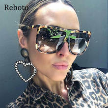 Big Frame Square Sunglasses Women fashion Flat Top Oversize Luxury Brand Gradient sun glasses for women 2020 Oculos 2024 - buy cheap